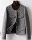 Short style double-sided wool handmade coat