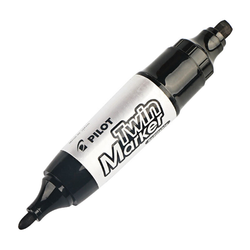 Japan PILOT MFN-15FB Large double-headed marker pen box head pen Oily mike pen Logistics pen Large pen