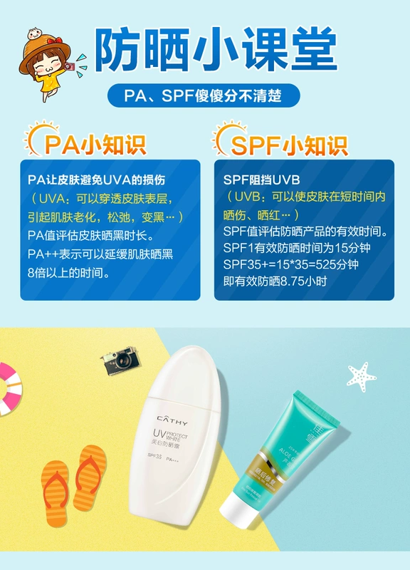 Kem chống nắng Jiaxue SPF20PA ++ 50g nước đá không chứa nước làm mát da chống nắng làm trắng da