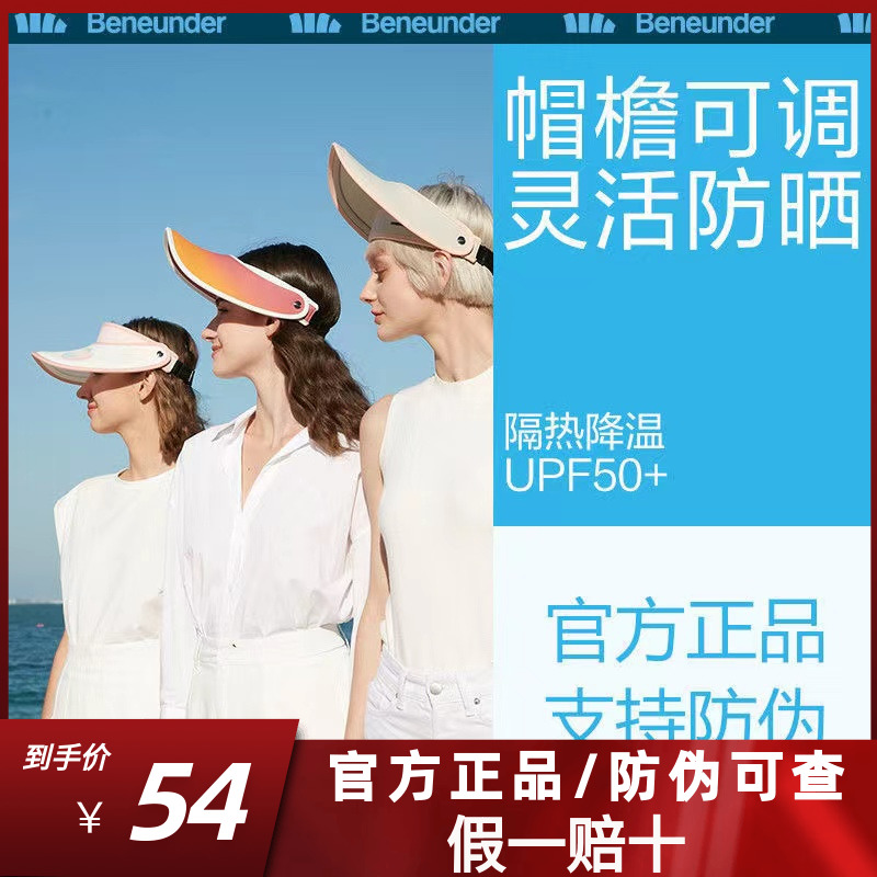 Under Banana sunscreen cap Air top hat Female large hat peak Anti UV Sun Jiao Lower flag Ship Shop official Net shading cap bicycling
