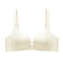 Catman womens underwear womens small breasts push up to show the size of the secondary breasts anti-sagging pull-up seamless bra soft support