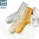 Tide, шерстяные удерживающие тепло цветные японские носки, увеличенная толщина, средней длины