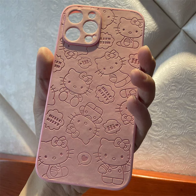 Кейс по мотивам Hello Kitty для iPhone 14 13 12 11 Pro M
