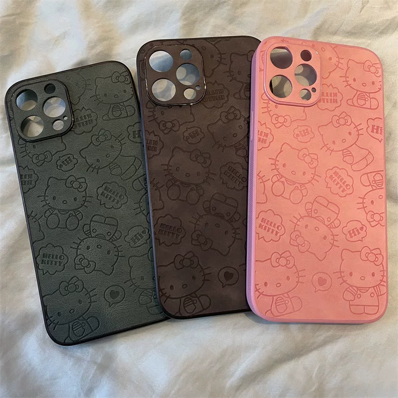 Кейс по мотивам Hello Kitty для iPhone 14 13 12 11 Pro M