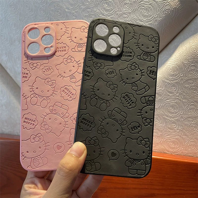 Кейс по мотивам Hello Kitty для iPhone 14 13 12 11 Pro M