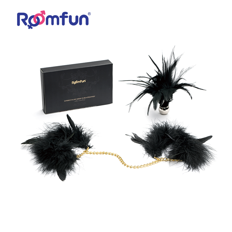 roomfun love interest items man teasing a feather flirting pearl slapping bundled handcuffs ring female life props