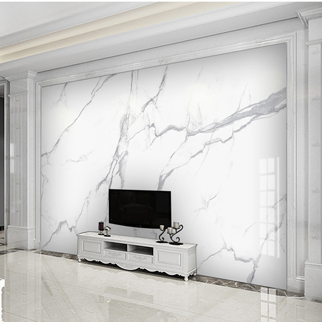 Marble pattern living room TV background wall wallpaper modern minimalist wall covering seamless Nordic wall covering 8D mural Chinese style