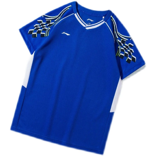 Li Ning, быстросохнущая форма для бадминтона подходит для мужчин и женщин, детский комплект, спортивный костюм, подходит для подростков