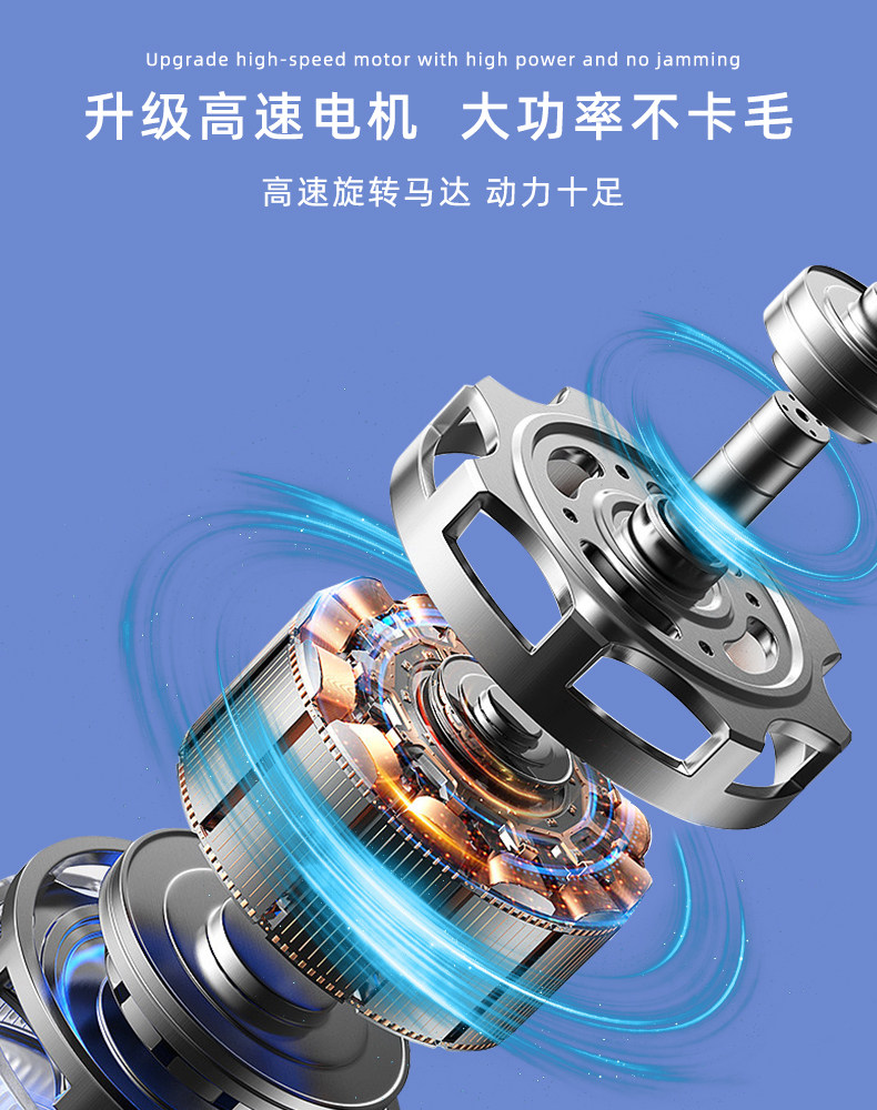 Машинка для стрижки животных 宠物剃毛器狗狗专用剪毛推子狗毛修剪器静音电推剪猫咪剃脚毛神器 Cheer tail