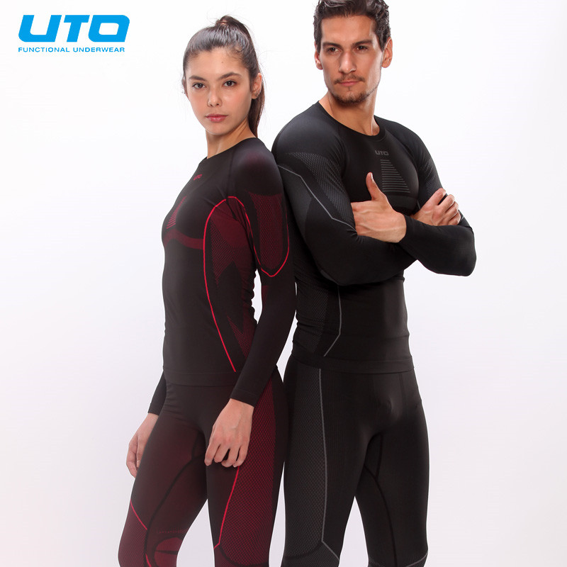 UTO Outdoor sports quick-drying warm functional underwear suit for men and women Ski mountaineering running hiking tightness