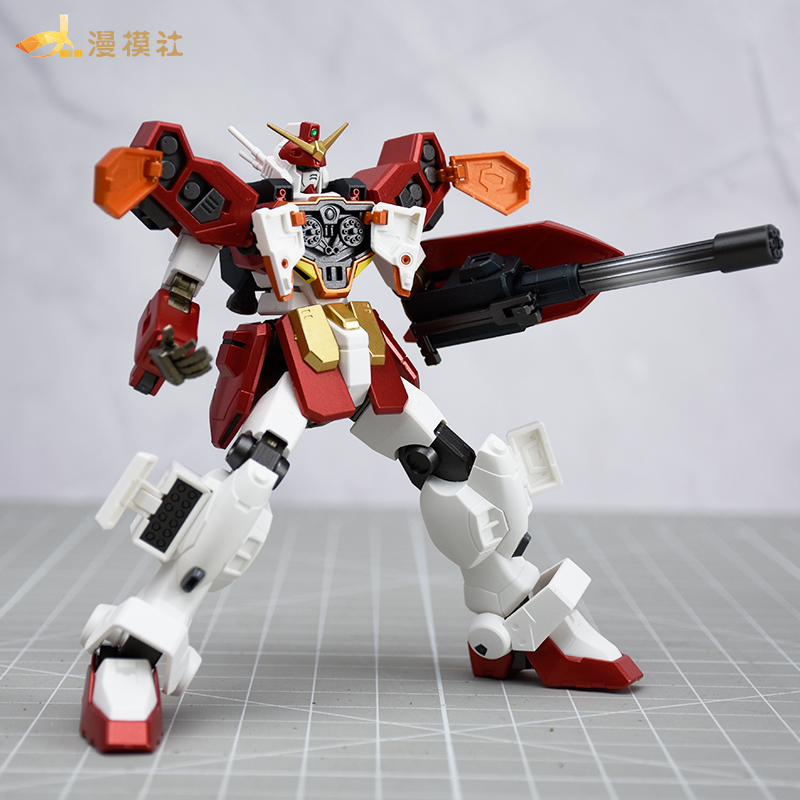 Manmo Club changed the alloy color Bandai hg new heavy artillery Gundam to assemble the model mobile fighter w armor boy Tanabata