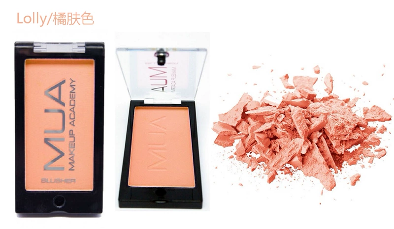 Sản phẩm phấn má đơn sắc MUA của Anh Blush flash mờ giữ ẩm tinh tế kéo dài dễ dàng màu sắc trang điểm món ăn kem - Blush / Cochineal