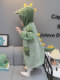 Children's Bathrobe, Winter Thickened Boys' Coral Fleece Pajamas, Flannel Dinosaur Loungewear, Baby Anti-Cold Sleep Robe