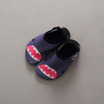 Korean childrens diving shoes snorkeling shoes swimming shoes beach soft shoes baby seaside non-slip shoes set quick-drying barefoot shoes