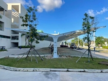 Film Structure Car Shed Car Parking Shed Charging Pile Shed Electric Bike Shed Tension Film Landscape Shed Shading Rain Shed