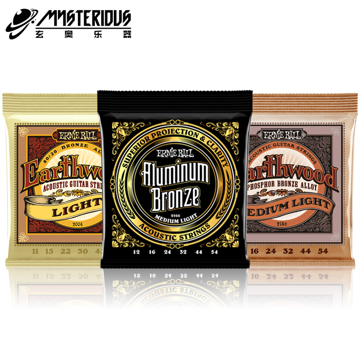 Geno Musical Instrument Beauty Production Ernie Ball Wood Guitar Strings Folk Guitar Bronze Phosphorus Copper EB Qin Strings