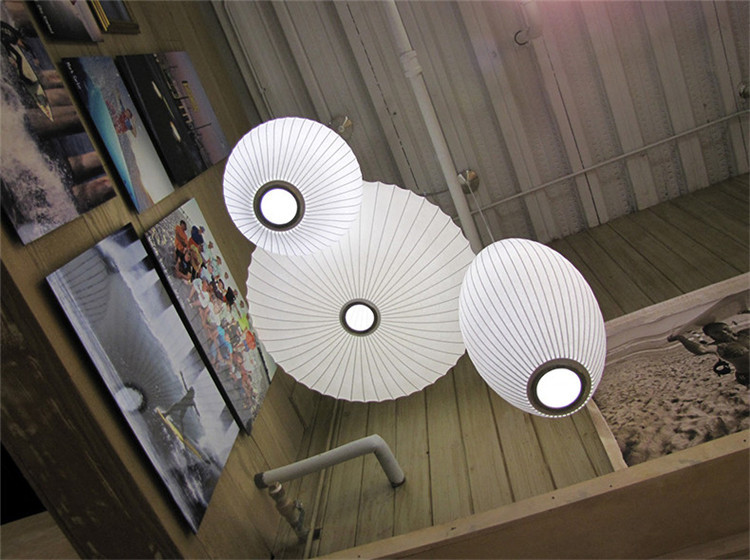 Description Picture 6 of itemmodern Classic George Nelson Bubble lamp Saucer S/M/L resin replica Nelosn pendant light hanging fixture