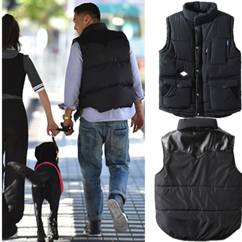 MADNESS MDNS mens autumn/winter fashion vest Yu Wen Le tide brand thermal down jacket plus thick coat