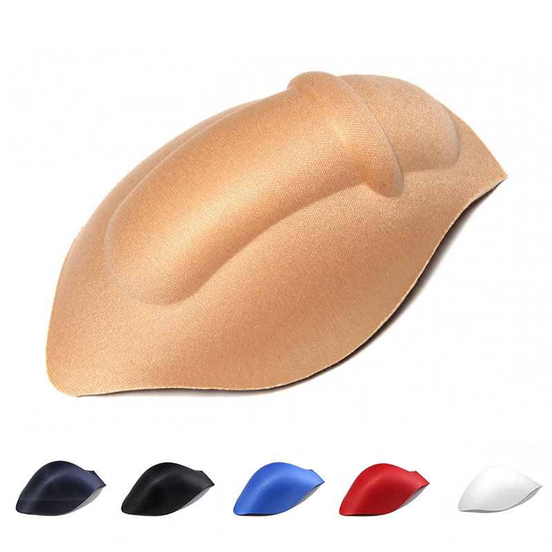 2 Costume Sponge Mats Men's Crotch Increased large internal swimming pants Underpants Cups Cups Cushions Pure color Fill Augmentation full bodied 