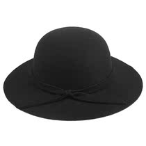 Retro wave large edge butterfly junction Hat Autumn winter Fashion Mao Dome Large Eatery Sun Hat Lady