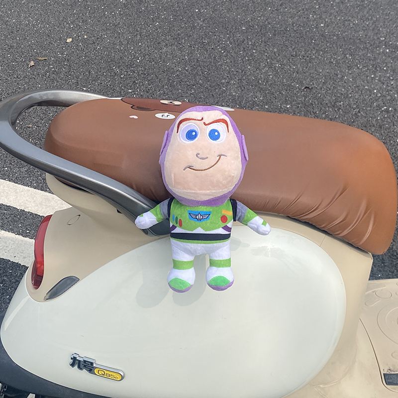 Toy Story Buzz Lightyear Doll Car Pendant Rear Car Exterior Electric Vehicle Motorcycle Ornament Universal