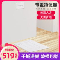 Four-claw Eagle bathroom safety with cover squat toilet water tank complete toilet hidden flush tank invisible embedded