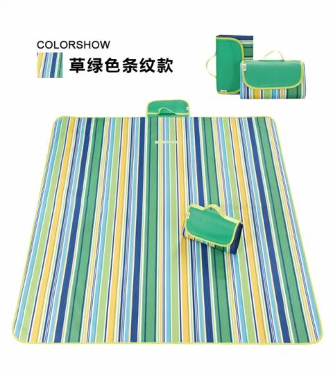 Ngoài trời Oxford vải outing bãi cỏ thảm thảm ẩm ướt dã ngoại dày lên di động gấp - Thảm chống ẩm / Mat / Gối khăn trải đi picnic
