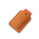 Genuine leather mini community access control card protection cover cowhide small bus card cover ICID card Octopus cover keychain