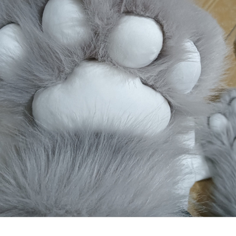 furry福瑞/兽装 兽装爪子成品现货掉落毛绒fursuit加长兽爪布指甲包边内衬289