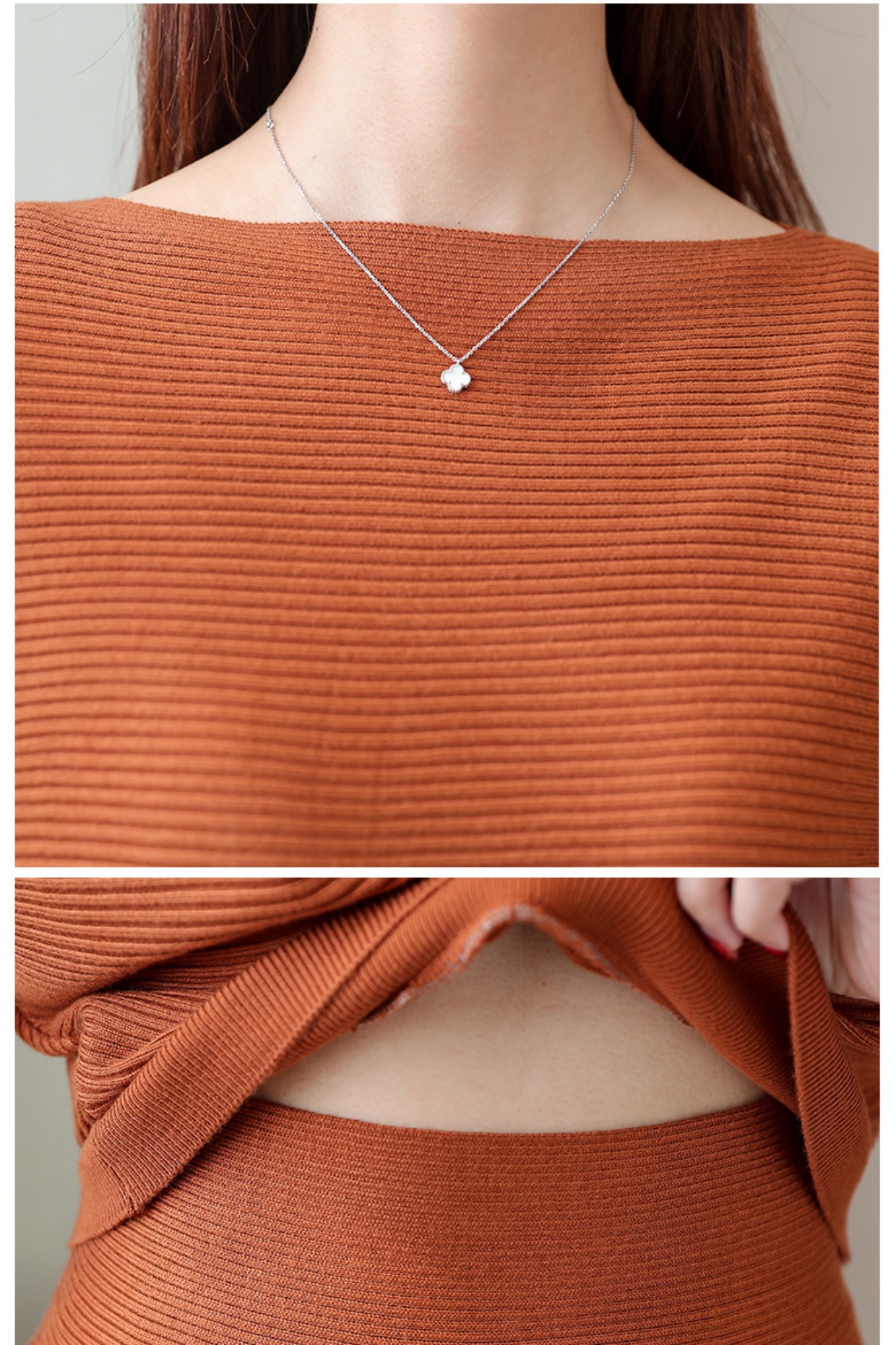 2019 mùa thu mới áo len lỏng phù hợp với nữ pettiskirt áo len nữ mũ trùm đầu - Áo len áo gile len nữ