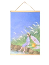 Tutu Kuai Zai Shutong series ancient style and national style hanging paintings living room bedroom decoration paintings small fresh healing pastoral art