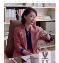 Stars with the same fashion Chen Shu suit suit host activities net red goddess temperament slimming Korean suit