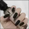 Wearable nail art Wearable disassembly nail piece Social dark ballet nail black matte ins net red with nail piece