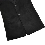 Шерстяное зимнее двусторонное мужское шерстяное пальто для отдыха, плащ, костюм, свободный прямой крой