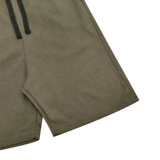 Трикотажные спортивные комфортные мягкие шорты для отдыха, штаны, эластичная талия, на шнурках, высокая талия, свободный крой