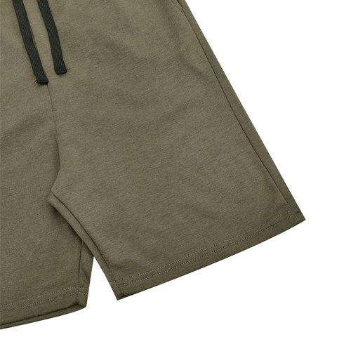 Трикотажные спортивные комфортные мягкие шорты для отдыха, штаны, эластичная талия, на шнурках, высокая талия, свободный крой