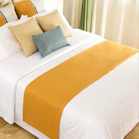 Khách sạn B & B Bed Flag Bed Chăn Đơn giản mẫu hiện đại Phòng hai mặt Giường đôi Sử dụng Giường Villa Biệt thự Giường mềm - Trải giường ra giường cotton