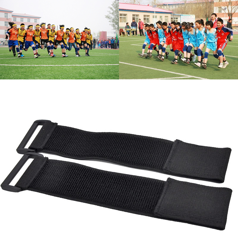 Elastic Velcro cable tie Elastic self-adhesive comfortable rubber band strap Two-person three-legged game belt 5cm nylon