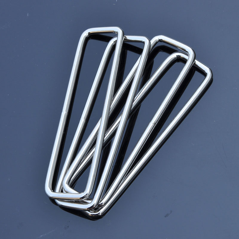 Metal rectangular buckle connection button opening letter button DIY bag with buckle inner width 10cm nickel plated iron