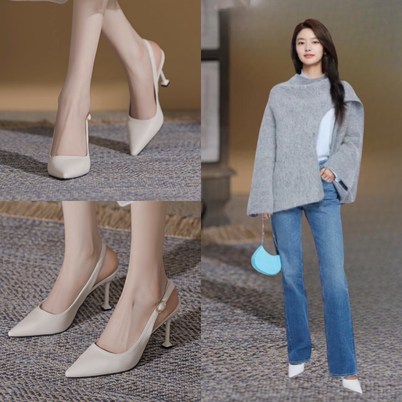 Love You, Shen Xifan, Xu Ruohan, Celebrity-Inspired Shoes, Pointed-Toe Stiletto Heels, Women's Shoes That Can Be Paired with Skirts and Jeans
