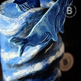 Bitelogy [Margrid Elves] Дизайнер E139 Кит День рождения торт Пекин и Шанхайский город