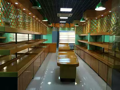 Shenzhen Dongguan 100 orchard fruit shelf display stand supermarket fruit vegetable rack 100 orchard fruit factory