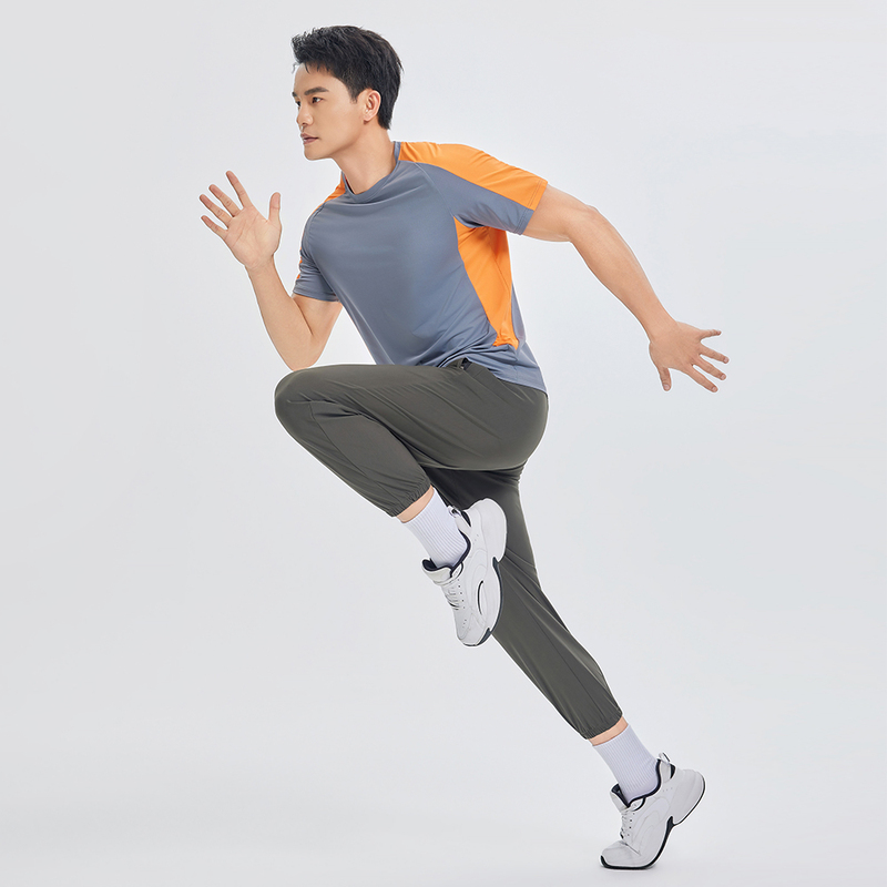 Gymant Muscle Ant Summer New Sports Fitness Pants Lightweight and Wear-Resistant Dark Gray Green Men's Jogger Pants