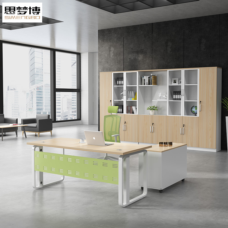 Boss desk desk simple modern combination single computer supervisor desk manager desk executive desk office desk chair