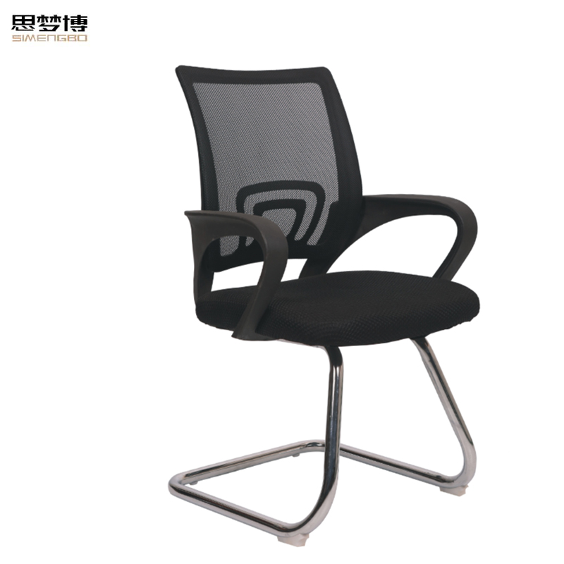 Guangzhou staff office chair computer chair student chair home mesh breathable meeting chair bow-shaped staff seat simple