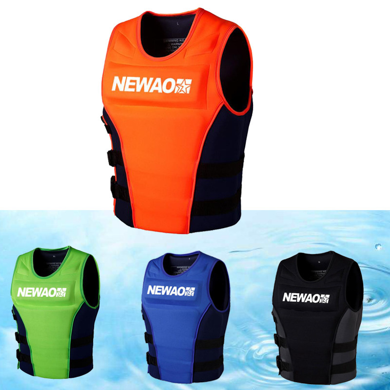 Life jackets adult children thickened outdoor swimming vest waistcoat buoyancy swimsuit floating diving fishing connelly