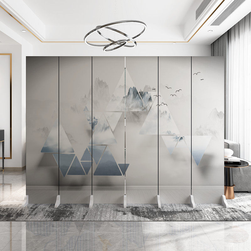 Nordic simple modern screen partition company decorative wall living room bedroom shelter home folding mobile folding screen