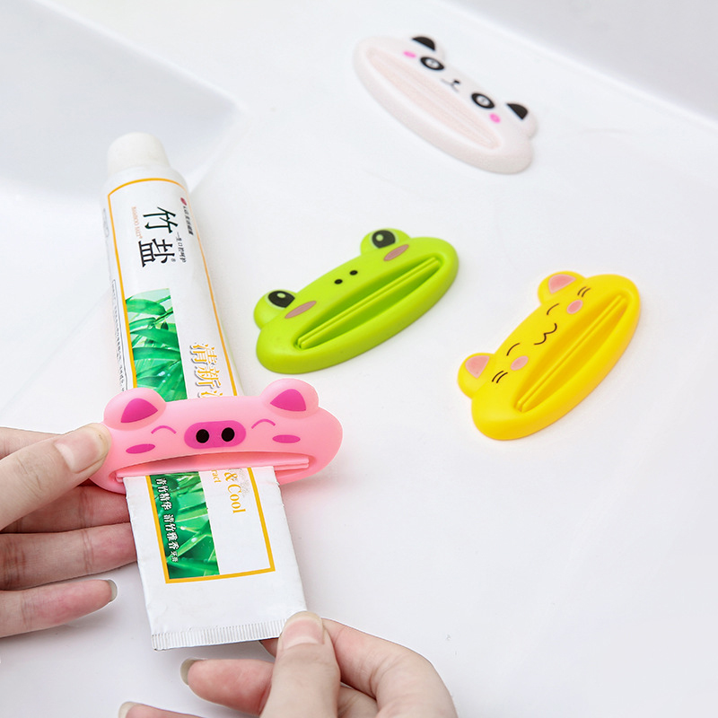 Cartoon toothpaste squeezer Cute lazy artifact Toothpaste squeezer Bathroom supplies cosmetics Facial cleanser squeezer