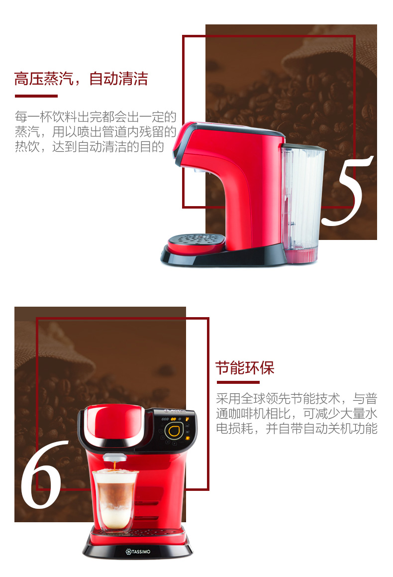 Tassimo My Way T60 nhập khẩu máy pha cà phê cảm ứng thông minh của hãng máy pha cà phê tự động - Máy pha cà phê may pha ca phe