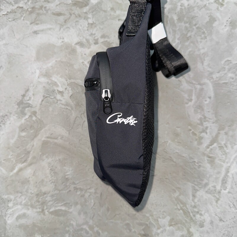 Corteiz Crossbody Bag, Shoulder Bag, Same Style as European and American Celebrities, Ukdripdrill Hip-Hop Rap, Casual and Versatile